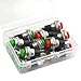 WMYCONGCONG 20 PCS Momentary SPST Push Button Switch 10mm AC 125V 5A, AC 250V 6A