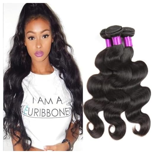 Tissage brésilien ondulé 14 16 18 pouces Tissage bresilien en lot pas cher Cheveux humain naturel pour cheveux court meches Bresiliennes lisse extension Body Wave(210g Total)