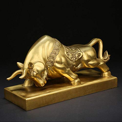 Sculpture taureau en bronze pour rompre la monotonie d'un bureau ou salon