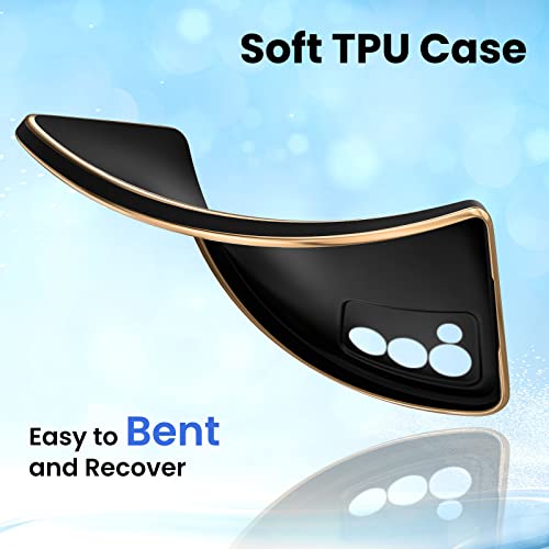 Raleavo For Samsung Galaxy S20 Fe 5G Case Luxury Plating Case Cover,Cute Love Heart Phone Case,Slim Soft Tpu Shockproof Bumper Case With Full Camera Protection,Electroplated Case For Women Girls,Black #TOP3