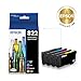 EPSON 822 DURABrite Ultra Ink Standard Capacity Black & Color Cartridge Combo Pack (T822120-BCS) Works with WorkForce Pro WF-3820, WF-3823, WF-4820, WF-4830, WF-4833, WF-4834