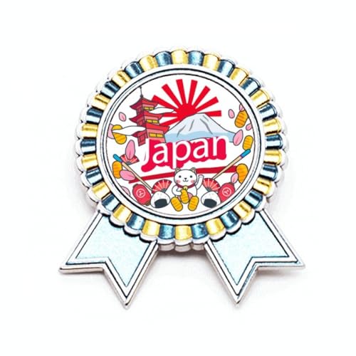 Broche métal motif japonais taille M fait main bijou de créateur pour vêtement