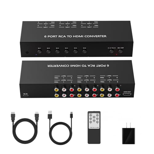 Convertidor RCA a HDMI: soluciona la pantalla negra al conectar consolas retro a Smart TV