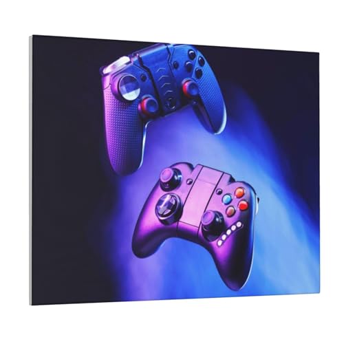 Salelf Play Gaming Print Modern Canvas Wall Art Prints Artwork Abstract Seascape Poster for Room Bedroom Living Room Bathroom Home Decor