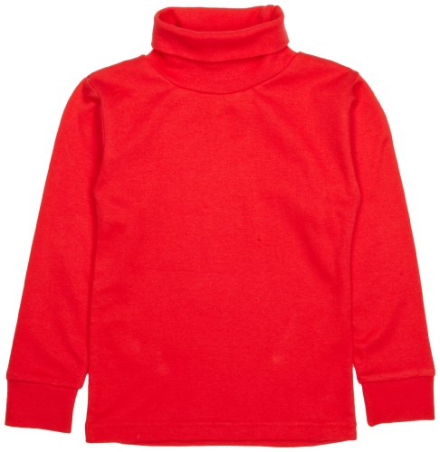 Blue Max Banner - Jersey con Cuello de Polo para niña, Talla 5-6 Years (C26 IN) - Talla Inglesa, Color Rojo