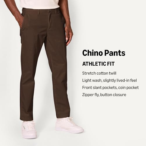 Image of Amazon Essentials Men's Athletic-Fit Chino Pants