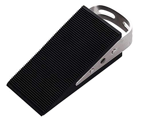 THJJSS Rubber Door Stop Wedge Stopper Security Door Stops for Floor Safety Door Stopper Security,Heavy Duty Door Stopper Wedge Works On All Floor Types,Also Suitable for Large Doors and Windows