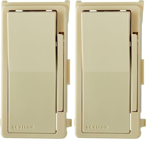 Image of Leviton DDKIT-SI Decora Digital /Decora Smart Switch Color Change Kit, Ivory (Pack of 2)