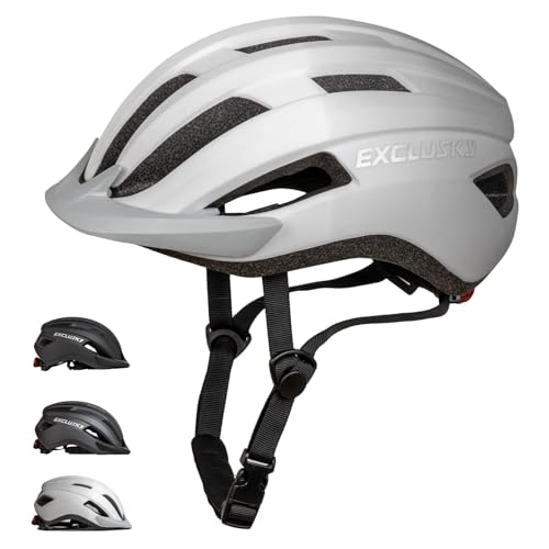 Exclusky Fahrradhelm Damen Herren MTB Helm Fahrrad Leichter Fahrradhelm mit...
