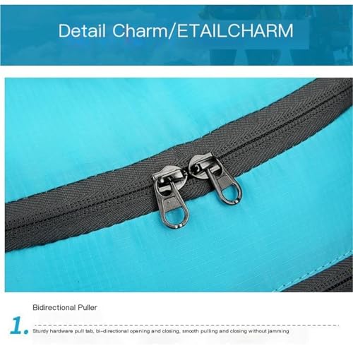 Lightweight Sports Foldable Backpack Outdoor Leisure Portable Multifunctional Compact Backpack(Rose Red)3