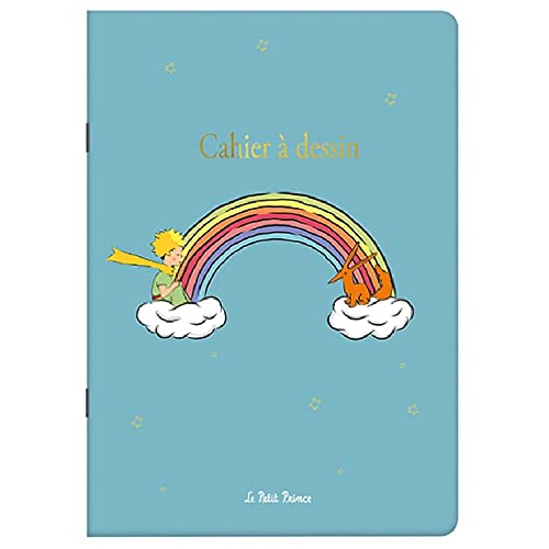 Bloc de dibujo libreta Kiub El Principito con el arcoíris (15,5x22cm)