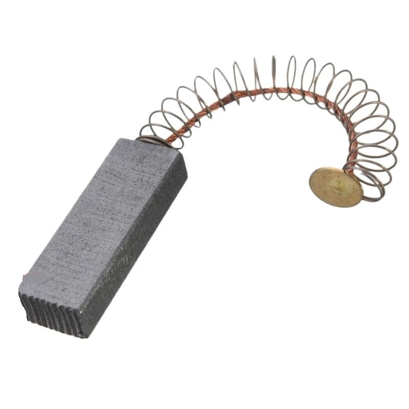 2/4/6 cepillos de carbón para motor eléctrico, herramienta de repuesto de reparación de resorte de latón para generador eléctrico de taladro de martillo (4 piezas)