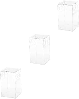 3 Conjuntos Grilos Répteis Claros Recinto De Terrário Habitat De Répteis Criadores Transparentes Tanques Recipiente Para Tarântulas Micro Caso Aranhas Gaiola Criação Casos