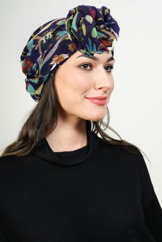 Image of GERINLY Scarfs for Women Lightweight Cotton Feel Scarves Floral Birds Print