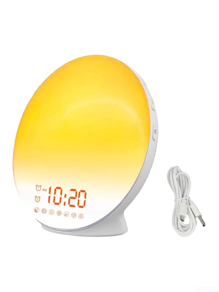 Horloge Lumineuse pour Lever de pour soleil pour Chambres Noires(EU)