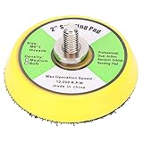 50mm/2in Schleifscheibe Polierpad Luftschleifer Schleifpad Schleifen Polieren für Sandpapiermaschine ABS Durchmesser 50mm