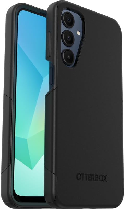 Product image of OtterBox Samsung Galaxy A16 & Galaxy A16 5G (Only) - Commuter Series Lite Case - Black - Slim & Tough - Pocket-Friendly - Non-Retail Packaging