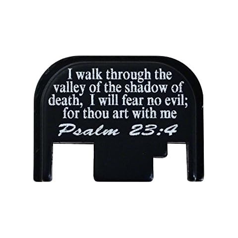 Squirrel Daddy Psalm 23:4 Slide Cover Plate for Glock Cover
