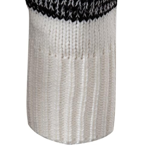 Men Ribbed Knit Sweater Fashion Striped Sweater Fall Winter Thicken Knitted Chunky Pullover Slim Fit Warm Base Tops4