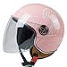ABDOMINAL WHEEL Casco Moto Jet Uomini E Donne,Caschi Motorcycle Half Helmets,Omologato ECE Casco Pilota Cruiser Chopper Vintage,Tutte Le Stagioni Casco Jet Moto Aperto Scooter E,56~62CM