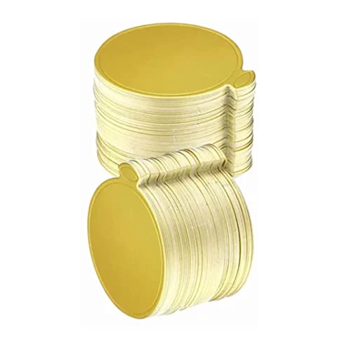 NDNCZDHC 200 Pcs Mini Golden Cake Base, 3.5 Inch Cake Boards, Round Dessert Display Tray for Cake Muffin Cookie Mousse Cupcake