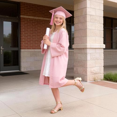 Image of DREAM PAIRS Girls Sandals Low Heel Dress Pump Ankle Strap Flower Wedding Party Shoes for Little Kid /Big Kid