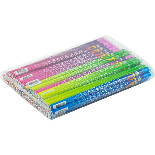 Set de 48 lápices de grafito HB con borrador miniatura 5