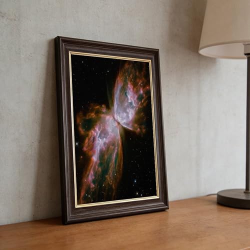 Toile nébuleuse de papillon grand format avec cadre à suspendre