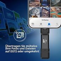 Silicon Power DS72 SSD-Solid-State-Laufwerk, 250 GB, tragbar, USB 3.2 Gen 2, Typ-C/Typ-A, Schwarz – Ansicht 7