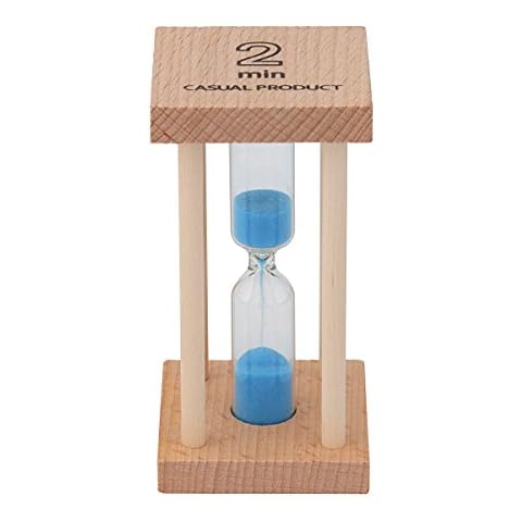 Minuteur sablier en bois Weiye 2min Cover