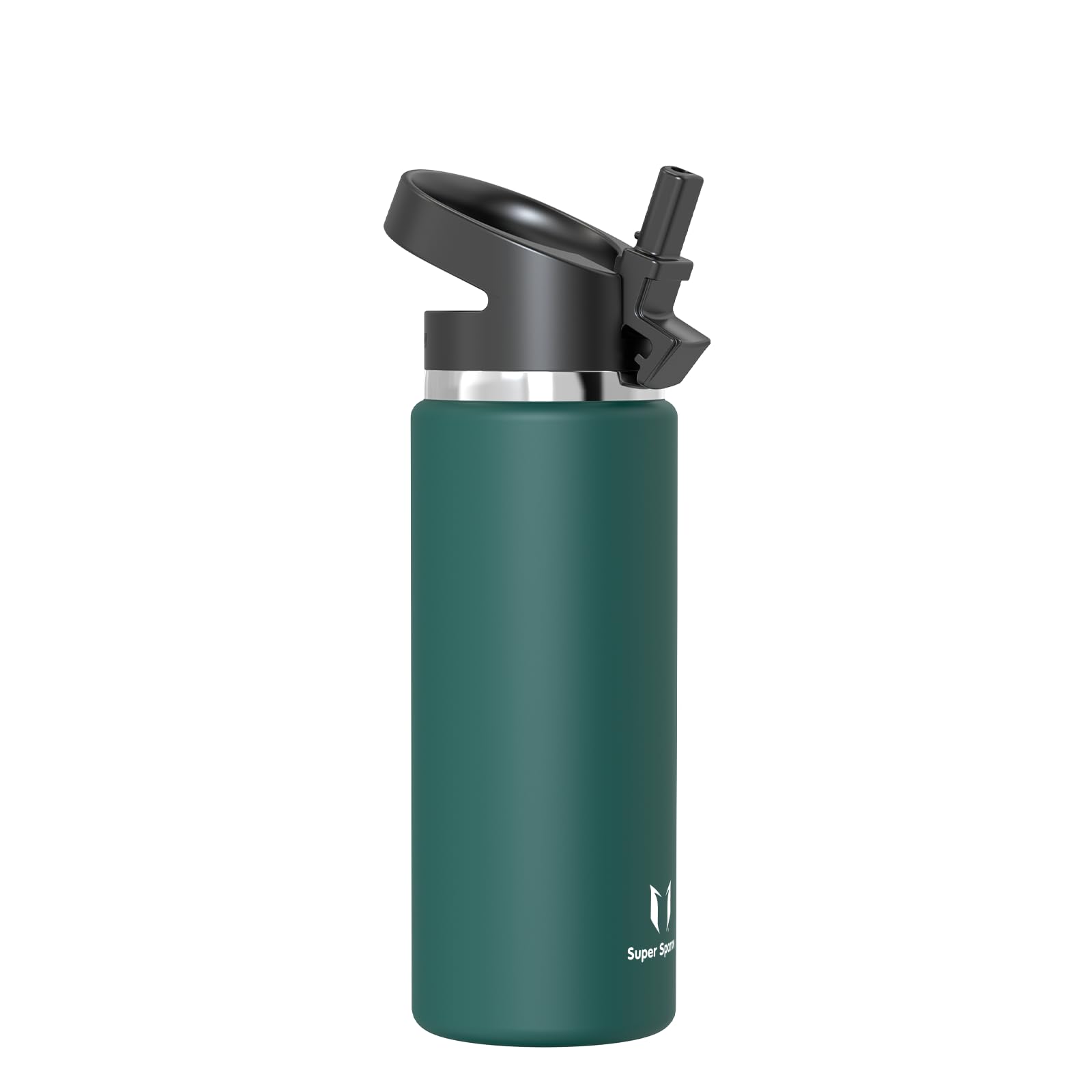 Super Sparrow Borraccia Termica - 500ml, 750ml, 1000ml, 1.2L, 1.5L- SwivelSip Inox Bottiglia - Senza BPA Borracce Termiche, Borraccia Ergonomica per Bambini, Sportiva, Bici, Campeggio, Palestra