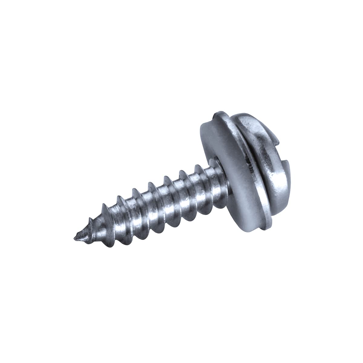 GOEBEL® - 500 x wkręty do blachy soczewkowej z podkładką uszczelniającą (Ø x dł.) 4,2 x 16 mm stal szlachetna A2 (V2A) z szybą EPDM, łeb soczewki, szczeliną wzdłużną, śruby z łbem soczewkowym, wkręty
