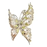 Stylish Metal Butterfly Hair Claw Clip Für Frauen Nonslip Spring Design Mode Haarstücke Barrettes Für Den Täglichen Gebrauch Freundlicher Metallhaarclip
