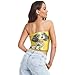 Cute Dog Yellow Womens Boob Tube Top Elastic Bra Tube Top Strapless Halter Top for Summer Surgery