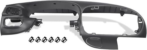 Miniatura 6 de Bisel de tablero gris grafito compatible con Ford F150 1997-2003. Compatible con Ford Expedition 1997-2003