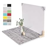 EMART Product Photography Backdrop Board Kit - 40x30cm with 7 Pcs Double-Sided Tabletop Small Photography Background Props for Tabletop Shooting Stunning Images of Food Jewelry Cosmetics