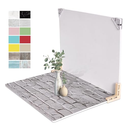 EMART Product Photography Backdrop Board Kit 40x30cm Double-Sided(7 Pcs)