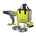 RYOBI Taladro Percutor Atornillador Inalámbrico 18V ONE+ con 2 Baterías 1.5Ah, Cargador y Bolsa -...