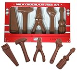 3D Solid Milk Chocolate Tools, Novelty Tool Shaped, For Halloween Baskets, Chocolate, Funny Small...