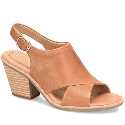 MOOMMO Women Chunky Stacked Heel Sandals Open Peep Toe Ankle Strap 3 Inch Heels Cutout Sandal Booties Strappy Slingback Dress Shoes Pumps Croc Suede Ladies Dressy Casual Summer Comfort 4-11 M US