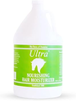 Ultra Nourishing Hair Moisturizer for Horses | All-Natural Leave-in Formula | Ideal for Wet or Dry Coats, Manes, Tails | Size 128 oz. Gallon