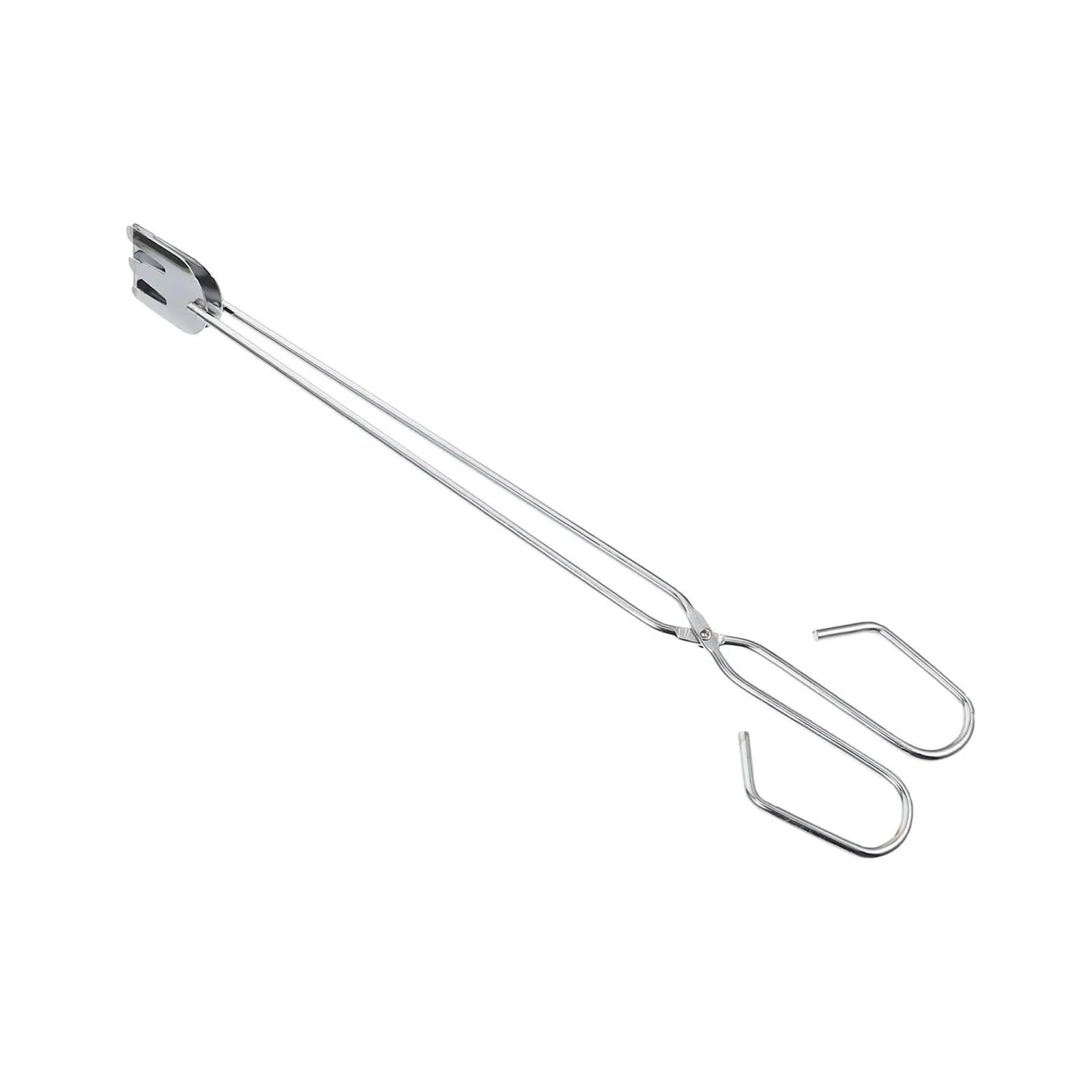 Pinzas For LeñA Pinzas largas for carbón, pinzas for barbacoa cromadas for acampar al aire libre, Picnic, patio trasero, accesorios for parrilla de, 5 uds