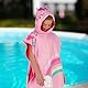 LEGAMI - Kinder-Strandtuch, Poncho-Handtuch, Bademantel aus Mikrofaser, kompakt, leicht, schnelltrocknend, Ultra-absorbierend, Kapuzenhandtuch, Einheitsgröße