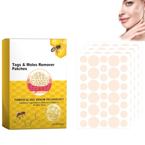 Quita verrugas cuello y cara, Parche para Acné y Granos,Parche Anti Verrugas, Skin Tag Remover Patch, Skin Tag Removal (1)