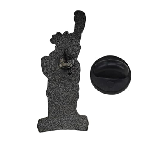 Creative Statue of Liberty Lapel Pin Brooch, New York Souvenir Brooches for Hats, Bags and Accessories2