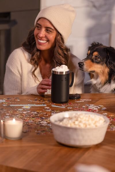 Image of STANLEY Everyday Camp Mug 24oz | Drink Through Lid | Cup for Coffee, Tea and Drinks | Insulated Stainless Steel Coffee Mug | BPA-Free | Exclusive Thyme