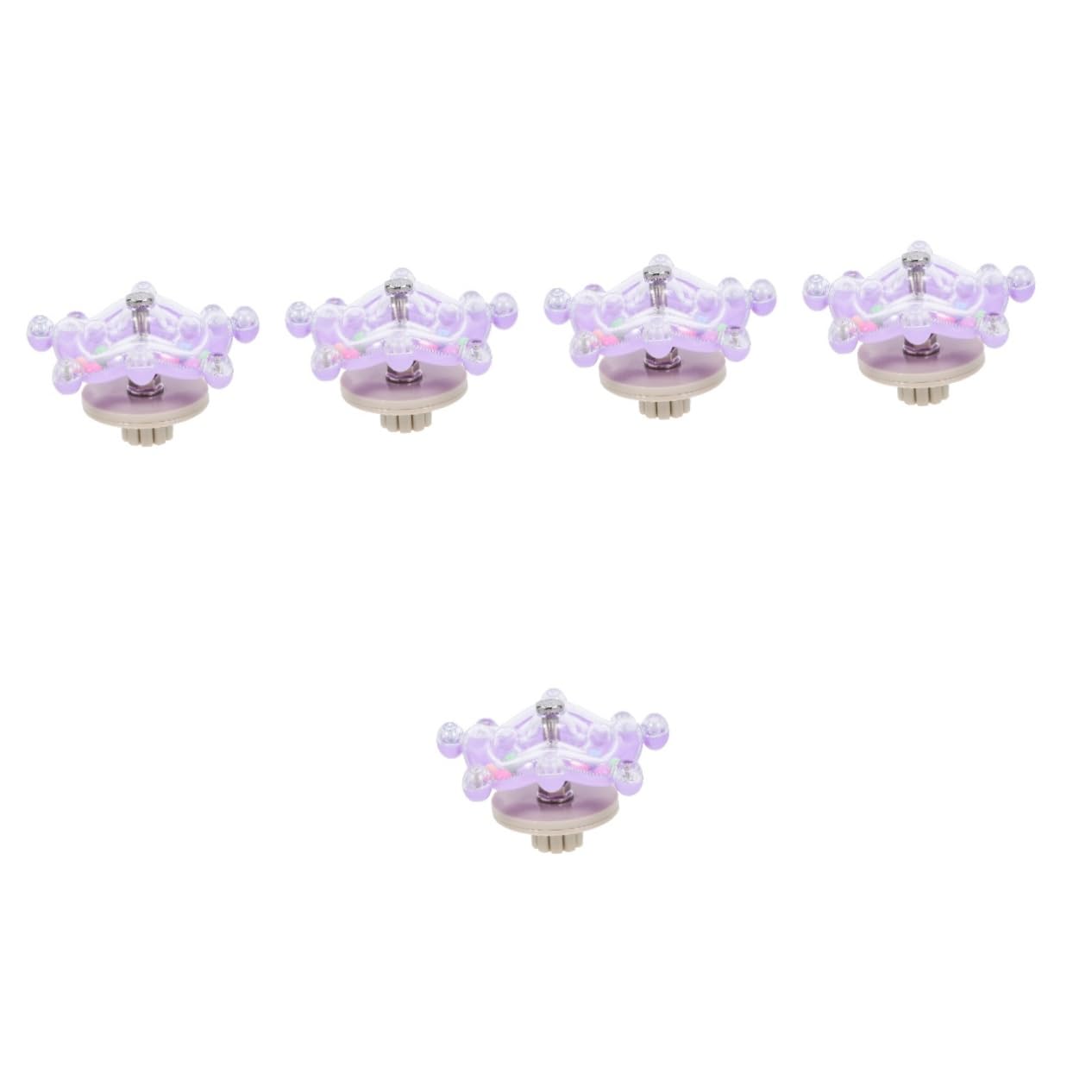 HANABASS 5 Pezzi Pappagallo Disco Volante Giocattolo Accessori Per Pappagalli Divertente Gabbia Giocattolo Per Uccelli Per Pappagalli Forniture Per Resistente