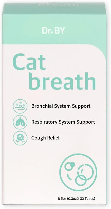 Doctorby Cat Breath Bronchial Supplements – Cat Nose Relief sneezing runny nose drops respiratory medicine & Immune support with TF-343-30 Individually Packaged (1 PACK (30 Count)) Doctorby Cat Breath Bronchial Supplements – Cat Nose Relief sneezing runny nose drops respiratory medicine & Immune support with TF-343-30 Individually Packaged (1 PACK (30 Count))