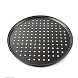 Tutoy Antihaft-Pizzateller, gestanzt, massiver Boden, Grillplatte für Pizza