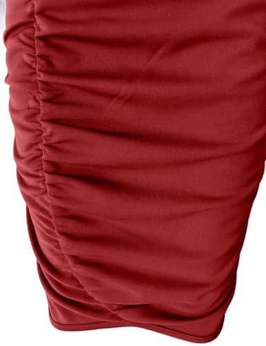 Tween Teen Girls Cold Shoulder Ruched Bodycon Dress Graduation Party Special Occasion Dance Dresses 8-14 Years3